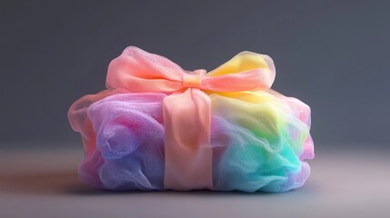 Rainbow Gift: A Pastel Dream in Fabric