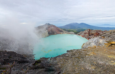 volcano crater 