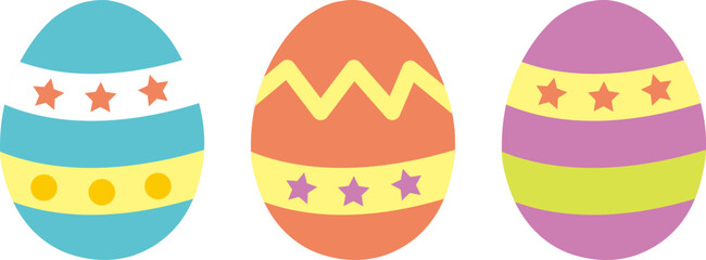 부활절 계란 벡터 일러스트