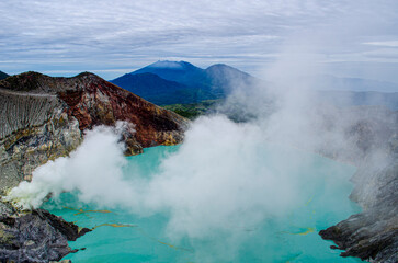 volcano crater 