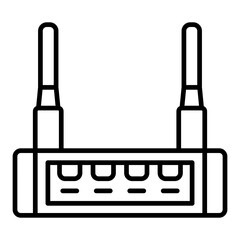 Fototapeta premium Wifi router Icon