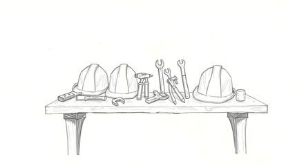 Project hat for work safety