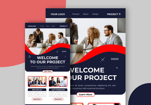Project Email Newsletter Layout