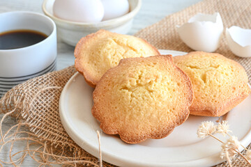 美味しそうなマドレーヌ