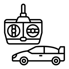 Obraz premium Remote car Icon