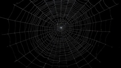 Fototapeta premium A large, intricate spiderweb