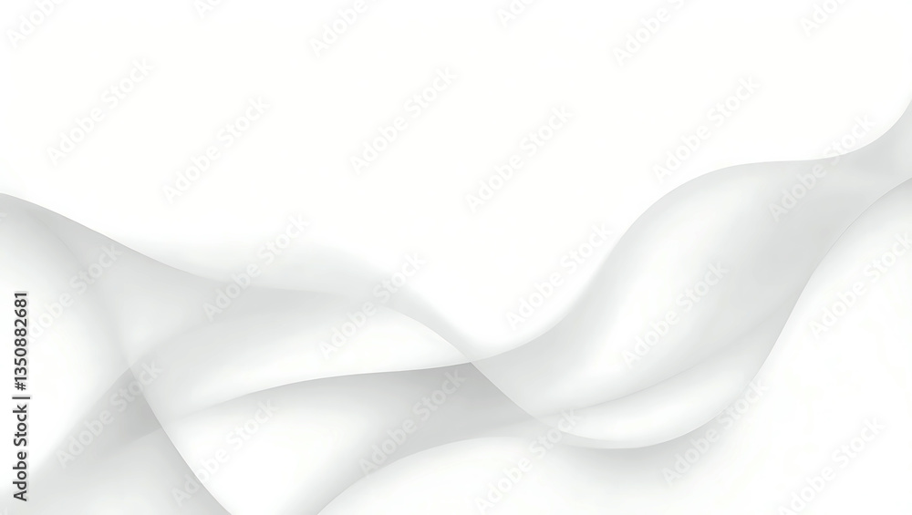Poster abstract white background with texture pattern, wave layered geometric triangle shapes, white and gr