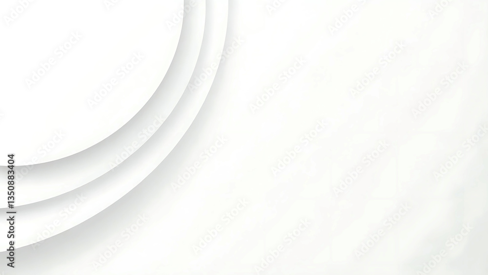 Poster abstract white background with texture pattern, wave layered geometric triangle shapes, white and gr