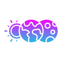 Lunar eclipse Icon