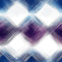 Naklejka premium Seamless pattern Abstract geometric pattern with intersecting lines and gradient colors, creating modern and dynamic design, Seamless pattern for textile and tile decoration