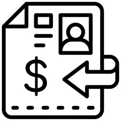 Investment Return Icon. Return Icon