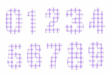 vector illustration of a numbera