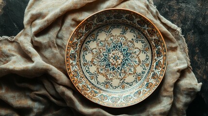 Ornate Plate, Decorative Dish, Vintage Design