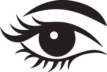 woman eye silhouette vector