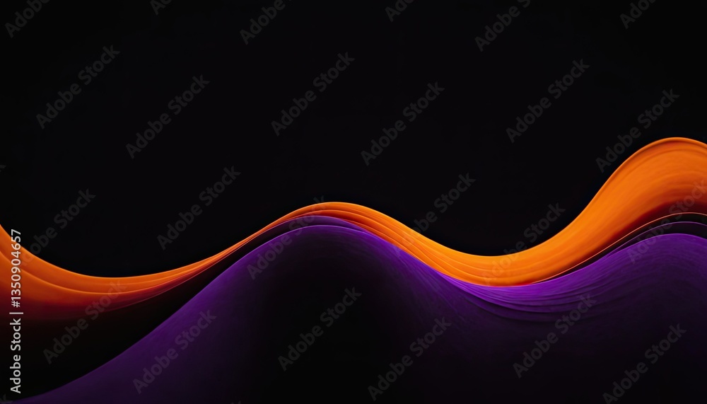 Poster Abstract background pattern minimalistic wave clean simpe modern texture colorful shapes
2