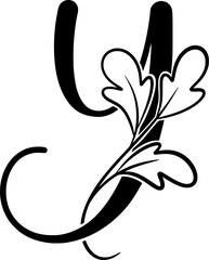 Letter Flower Y