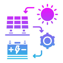 Electricity process Icon