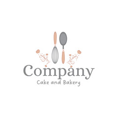 Delicious Cake and Bakery Logo Design: Charming Branding for Baked Goods, Emphasizing Sweetness, Creativity, and Warmth in a Whimsical and Inviting Aesthetic