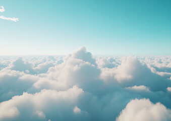 Blue sky and white clouds