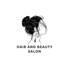 Stylish Hair Salon Logo Design: Elegant and Modern Branding for Hair Salons, Offering Professional Services with a Touch of Beauty and Sophistication for All Hair Types
