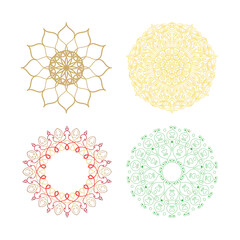 Fototapeta premium Elegant Mandala Designs for Modern Decor: Unique Patterns for Creative Projects and Spiritual Inspiration