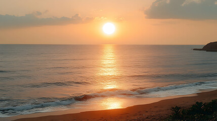 Fototapeta premium Sunrise over the ocean