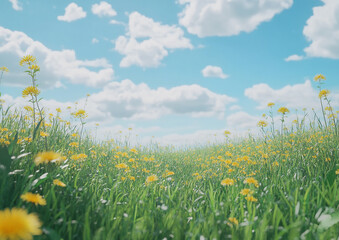 Two blue sky and white clouds