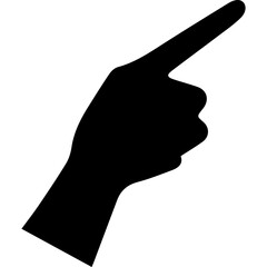 Pointing Hand to the Right