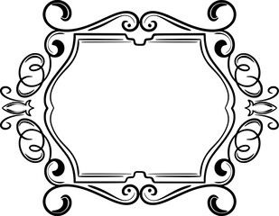 Ornament Wedding Frame