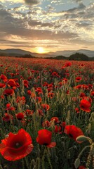 As twilight sets in, the glowing blossoms leave a lasting impression of beauty and serenity.