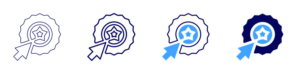 Feedback brainstorming icon in 4 different styles. Thin Line, Line, Bold Line, Duotone. Duotone style. Editable stroke