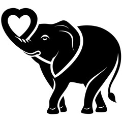 Elephant Silhouette Vector