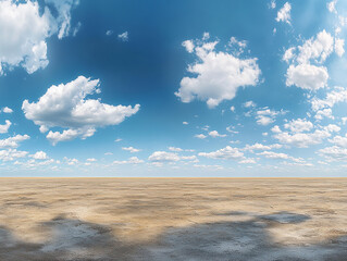 Naklejka premium Blue sky and white clouds