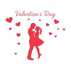 Cartoon girl holding heart illustration with love and romance theme