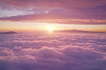 Blue sky and white clouds