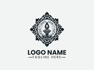 Catus Patha Nyepi Intersection Logo Design,  Traditional Catus Patha Nyepi Logo