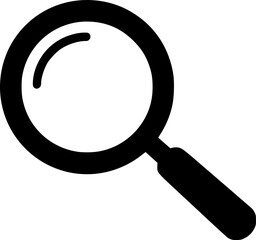 Simple vector icon magnifying glass
