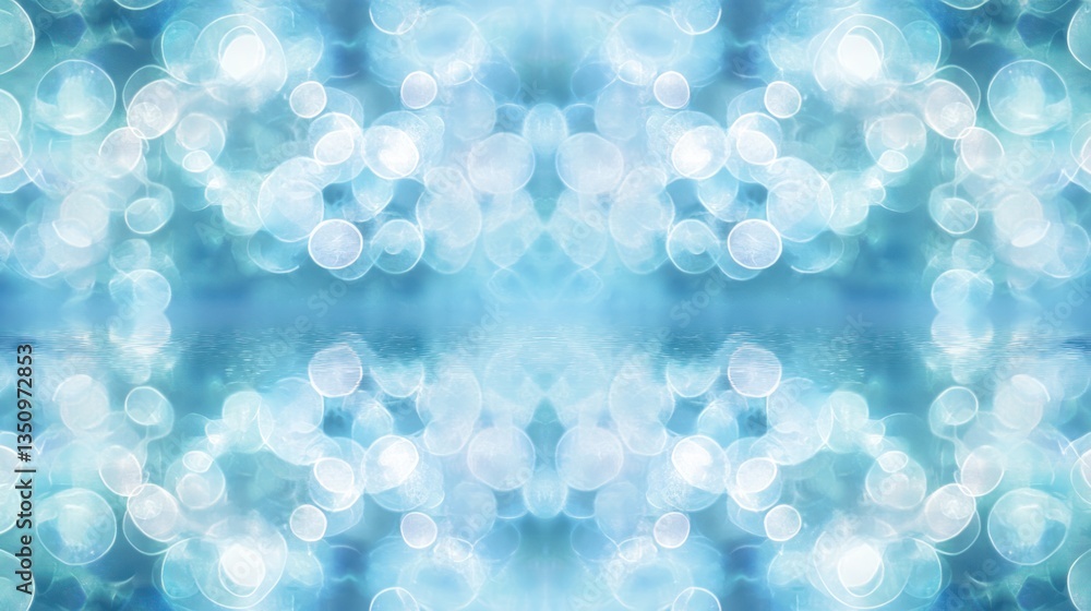 Poster abstract light bokeh background