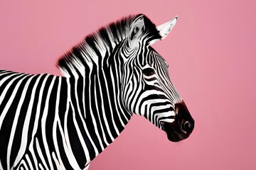 Fototapeta premium Majestic Zebra in Natural Habitat