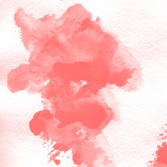 Abstract Red Ink Splatter on white Textured Background