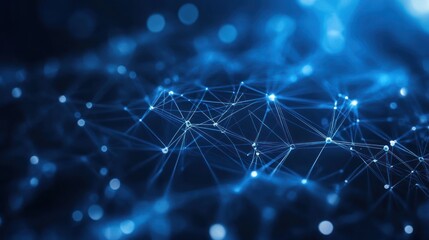 Abstract network graphic, data flow, digital connections