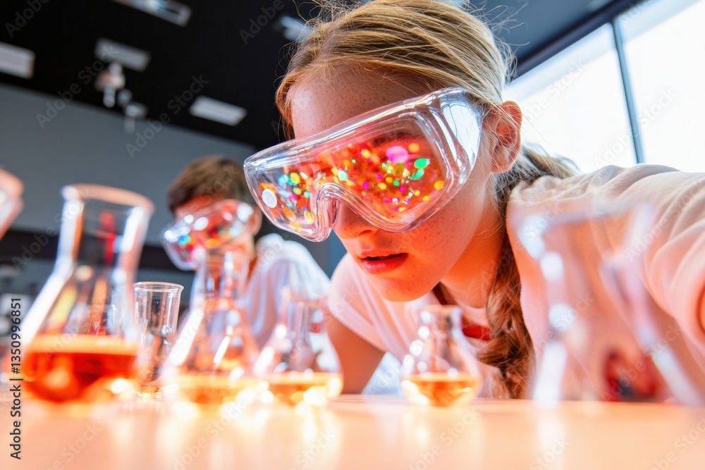 Aufkleber next-gen stem learning immersive ar chemistry lab with innovative gen z educational technology - int
