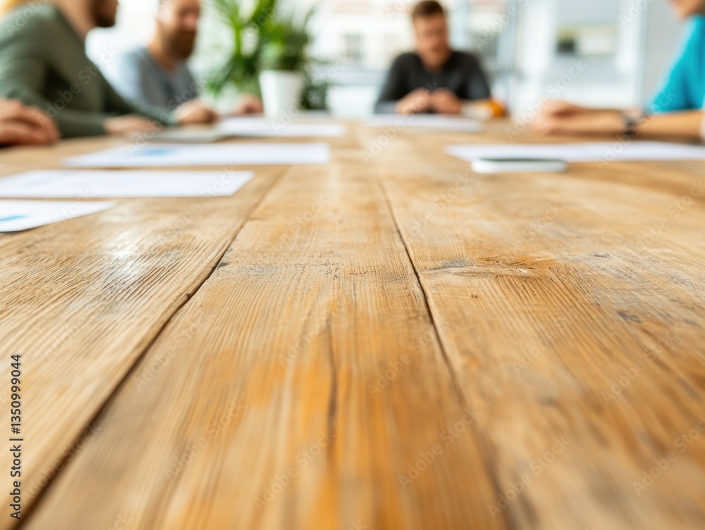 Aufkleber Collaborative Wealth Management Sustainable Workspace Design with Ergonomic Team Dynamics for Modern Financial Strategy and Professional Consultation