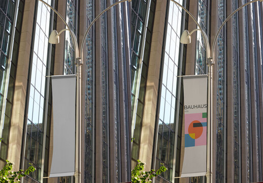 Fly Banner in New York Backdrop