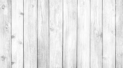 Naklejka premium Whitewashed wood planks background texture, rustic fence, outdoor setting, design element