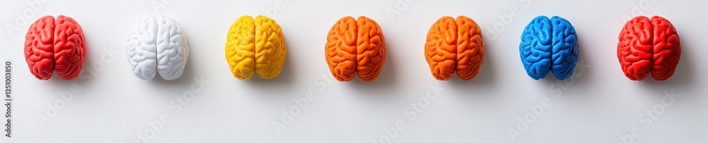 Poster neurodiversity insights multidimensional brain cognition visualization for digital wellness, psychol