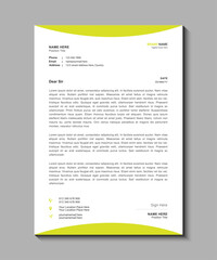 Letterhead Format Template, Business Style Letterhead Design Template. Modern business style letterhead bundle of your corporate project. Abstract business corporate modern letterhead template design,