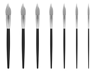 Art paint brushes