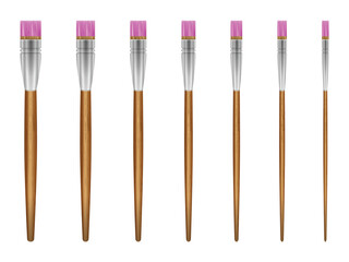 Art paint brushes