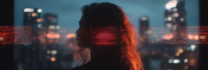 Cybernetic Horizon AI-Powered Identity Exploration in Immersive Urban Landscape - Digital Transformation Meets Personal Narrative Breakthrough